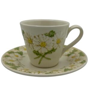 Vintage Metlox Poppytrail Daisy Demitasse Cup & Saucer
